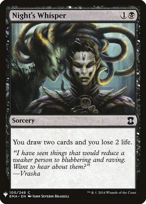 Night’s Whisper [Mystery Booster] - MTG Single