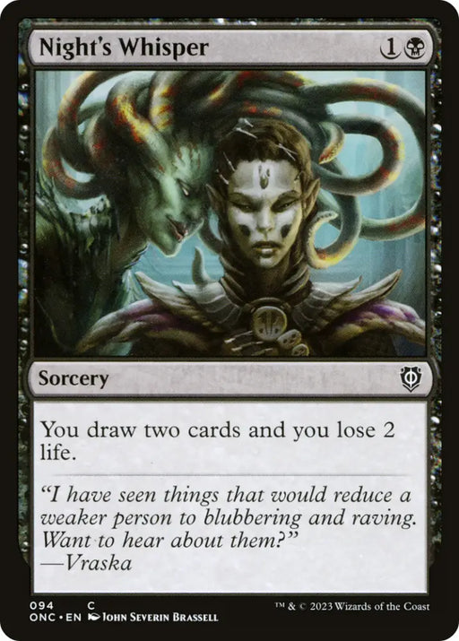 Night’s Whisper [Phyrexia: All Will Be One Commander] - MTG Single