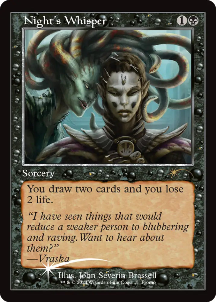 Night’s Whisper (Retro Frame) (Open House) [Wizards Play Network 2024] - MTG Single