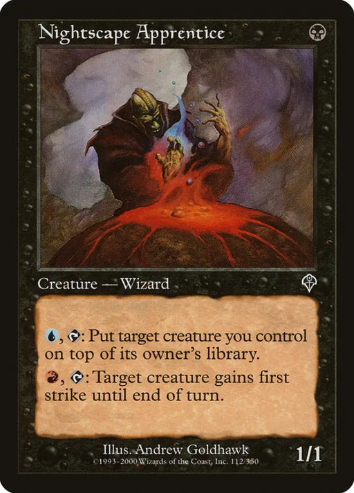 Nightscape Apprentice [Invasion] - MTG Single
