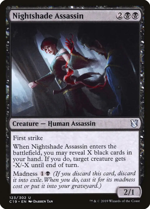 Nightshade Assassin [Commander 2019] - MTG Single