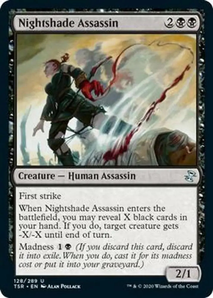 Nightshade Assassin [Time Spiral Remastered] - MTG Single