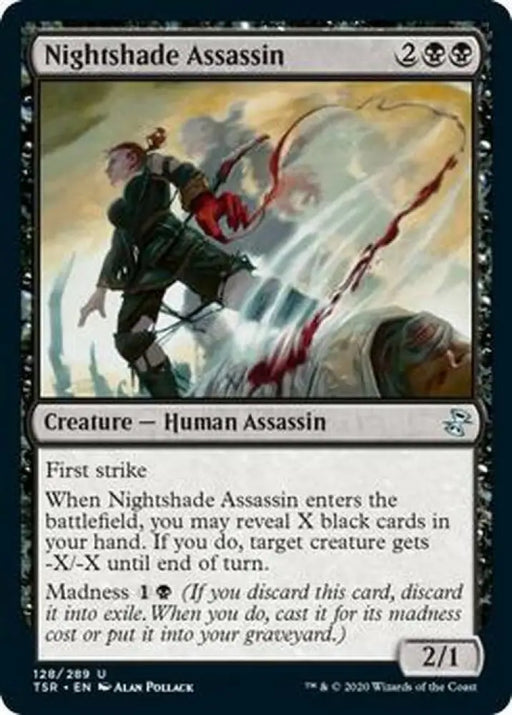 Nightshade Assassin [Time Spiral Remastered] - MTG Single
