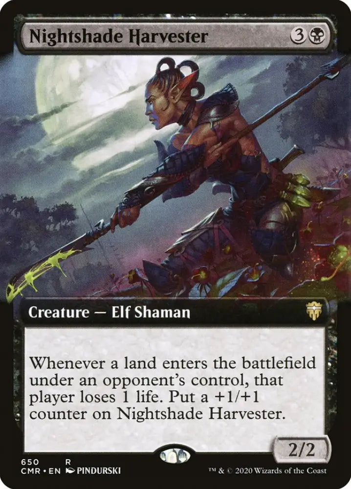 Nightshade Harvester (Extended Art) [Commander Legends] - MTG Single