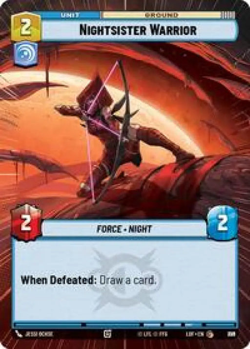 Nightsister Warrior (Hyperspace Foil) (799) [Legends of the Force]