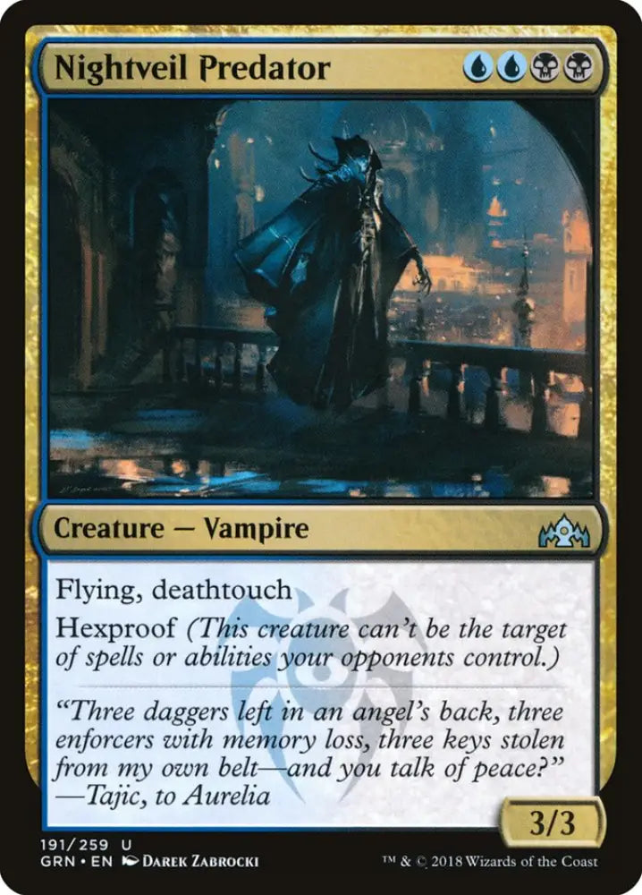 Nightveil Predator [Guilds of Ravnica] - MTG Single