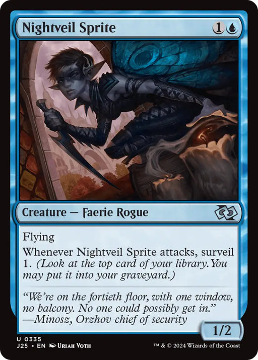 Nightveil Sprite [Foundations Jumpstart] - MTG Single
