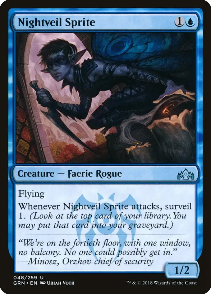 Nightveil Sprite [Guilds of Ravnica] - MTG Single