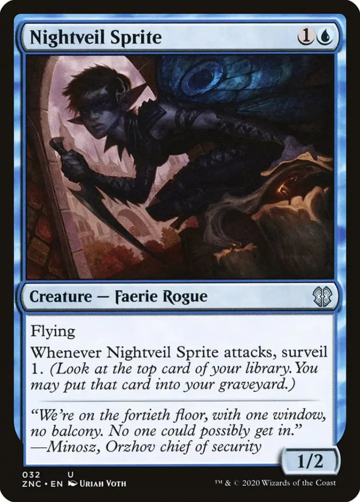 Nightveil Sprite [Zendikar Rising Commander] - MTG Single