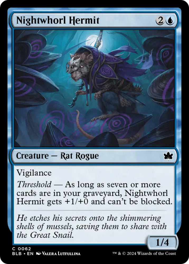 Nightwhorl Hermit [Bloomburrow] - MTG Single