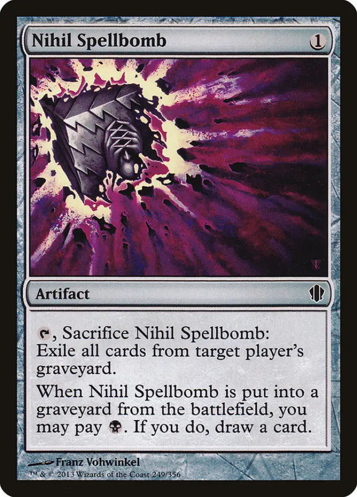 Nihil Spellbomb [Commander 2013] - MTG Single