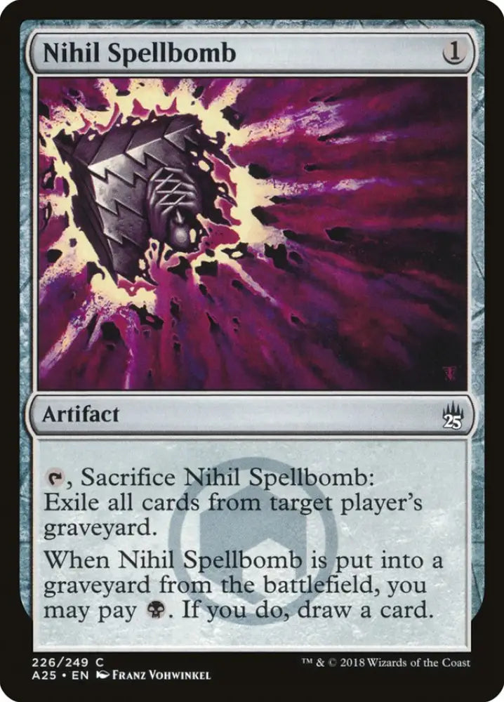 Nihil Spellbomb [Masters 25] - MTG Single