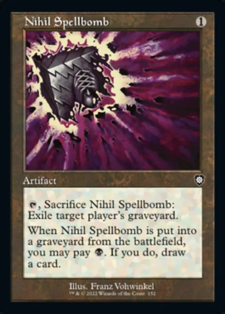 Nihil Spellbomb (Retro) [The Brothers’ War Commander] - MTG Single