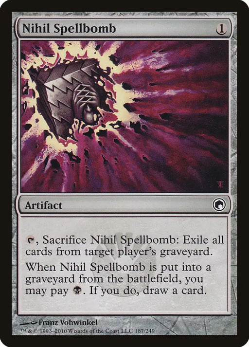 Nihil Spellbomb [Scars of Mirrodin] - MTG Single