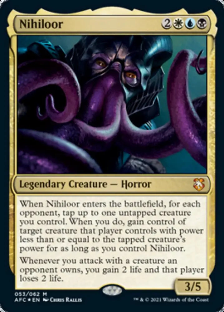 Nihiloor [Dungeons & Dragons: Adventures in the Forgotten Realms Commander] - MTG Single
