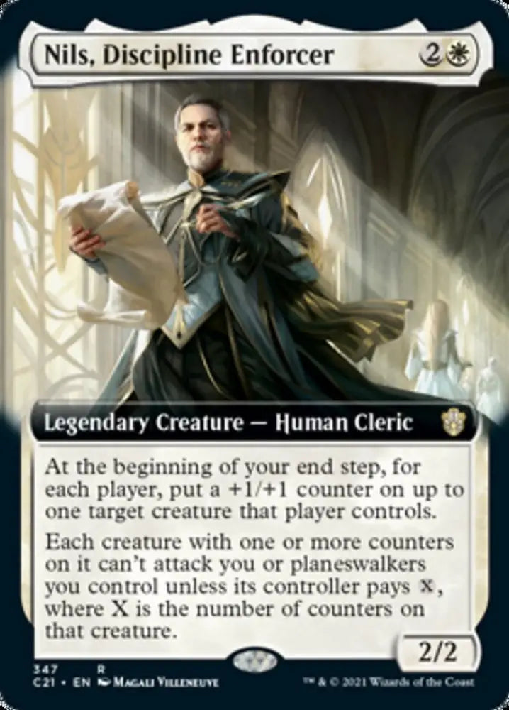 Nils Discipline Enforcer (Extended Art) [Commander 2021] - MTG Single