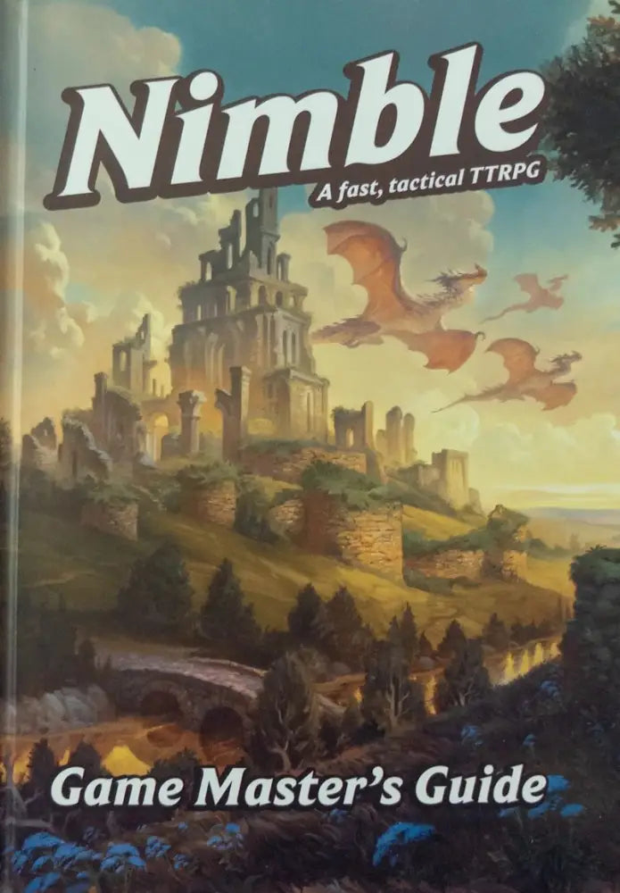Nimble: A Fast Tactical TTRPG Game Master’s Guide 5E Hardcover - Role Playing Game