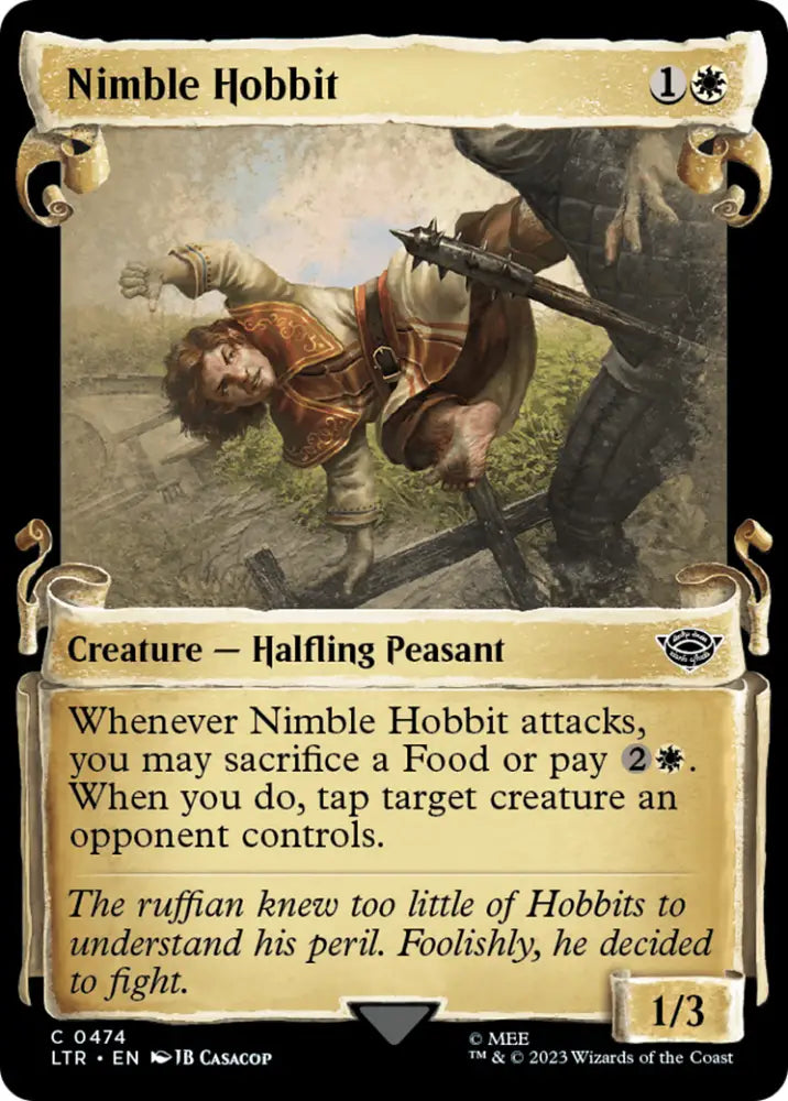 Nimble Hobbit [The Lord of the Rings: Tales of Middle-Earth Showcase Scrolls] - MTG Single