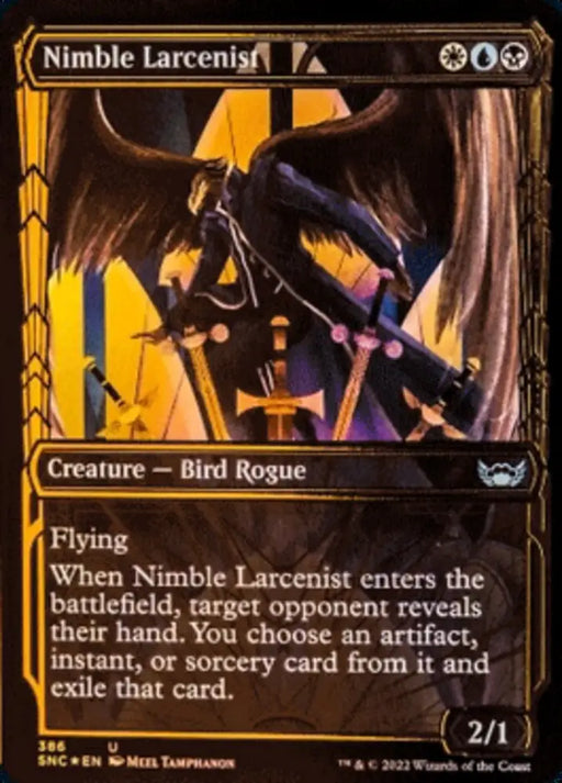 Nimble Larcenist (Showcase Golden Age Gilded Foil) [Streets of New Capenna] - MTG Single