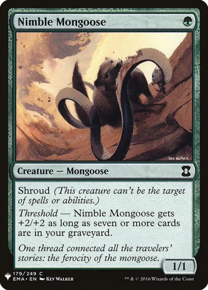 Nimble Mongoose [Mystery Booster] - MTG Single
