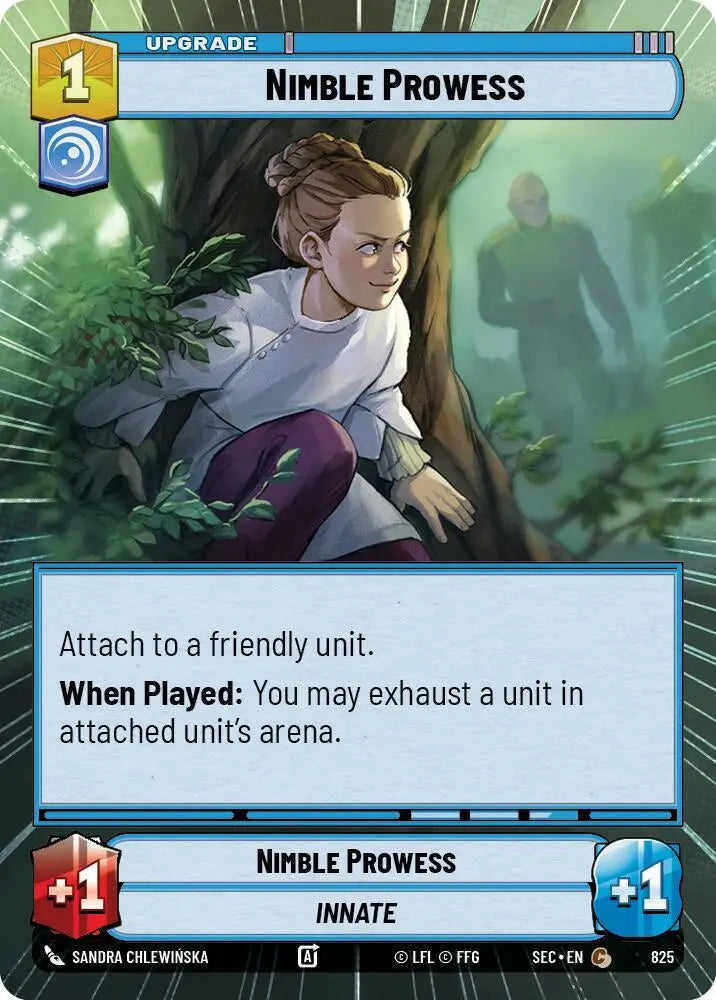 Nimble Prowess (Hyperspace Foil) (825) [Secrets of Power]