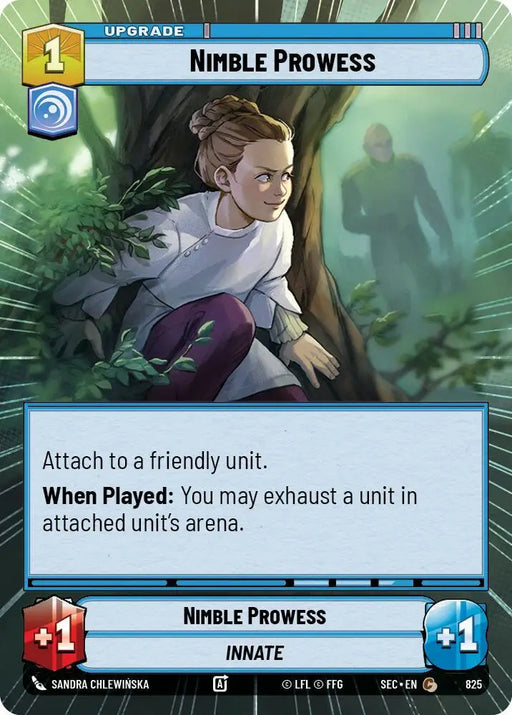 Nimble Prowess (Hyperspace Foil) (825) [Secrets of Power]