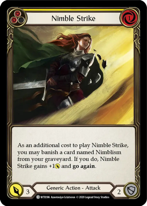 Nimble Strike (Yellow) [Welcome to Rathe Unlimited] Unlimited Normal - Flesh And Blood Single