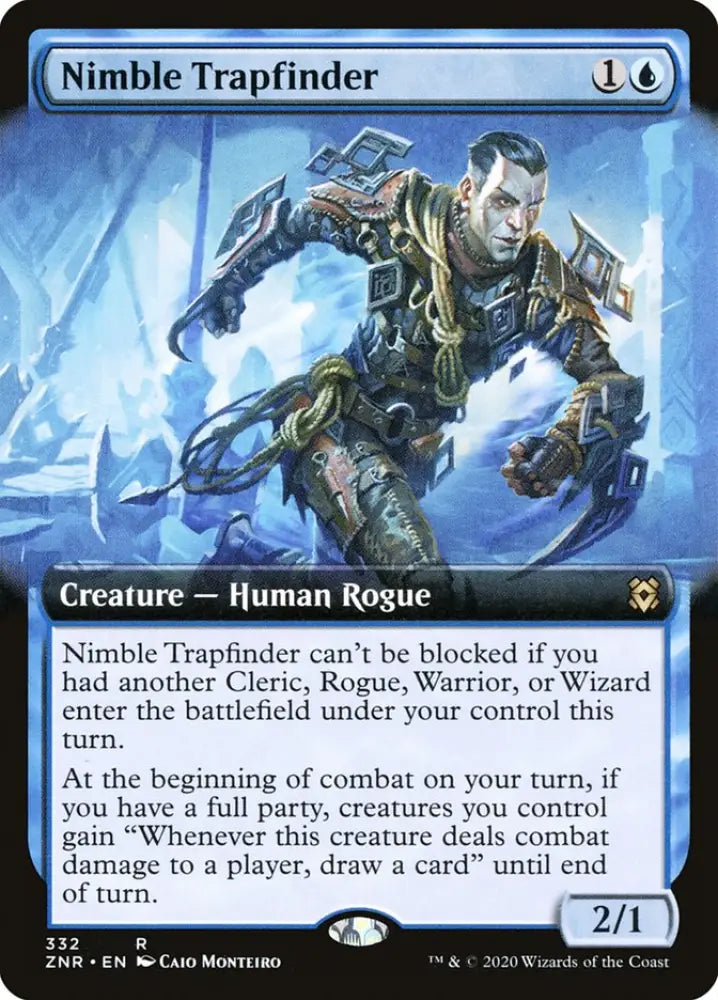 Nimble Trapfinder (Extended Art) [Zendikar Rising] - MTG Single