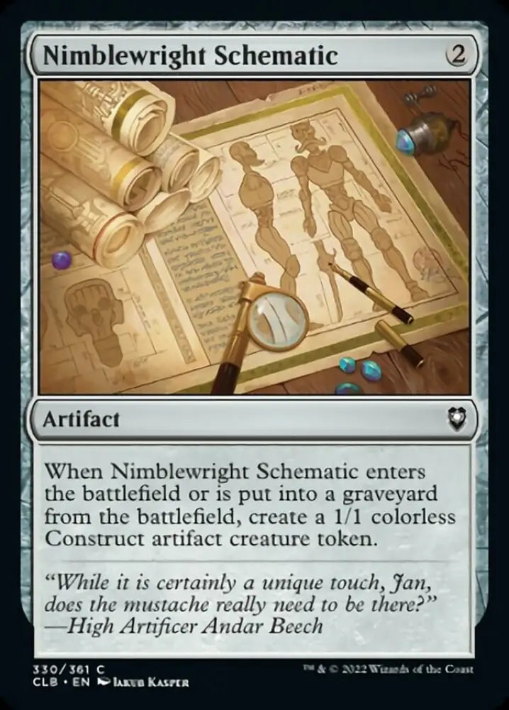 Nimblewright Schematic [Commander Legends: Battle for Baldur’s Gate] - MTG Single