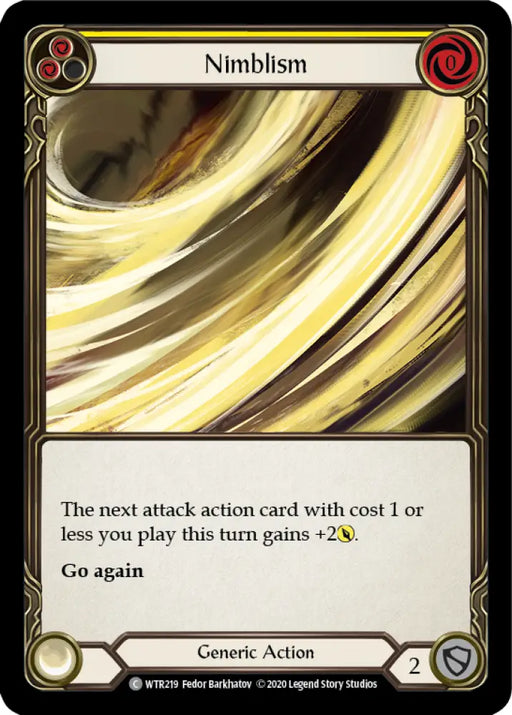 Nimblism (Yellow) [Welcome to Rathe Unlimited] Unlimited Rainbow Foil - Flesh And Blood Single