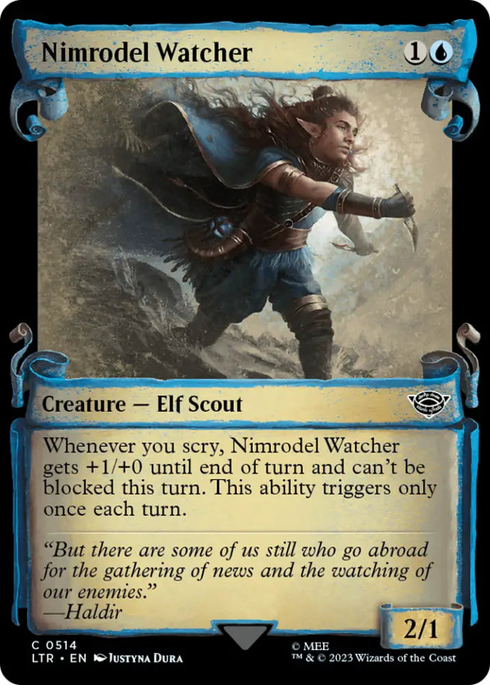 Nimrodel Watcher [The Lord of the Rings: Tales of Middle-Earth Showcase Scrolls] - MTG Single