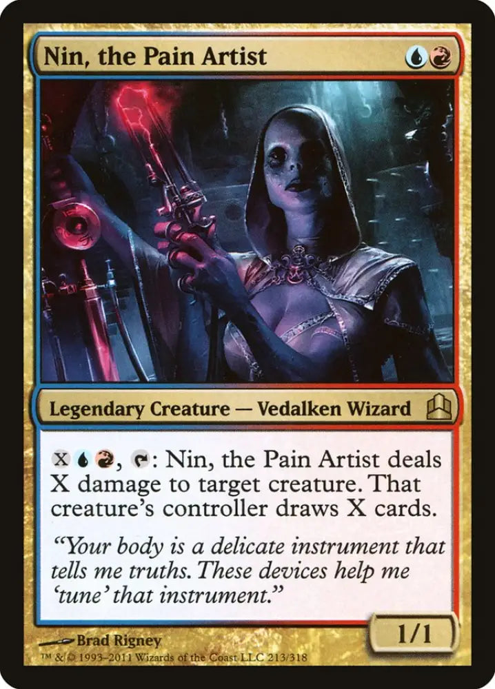 Nin the Pain Artist [Commander 2011] - MTG Single