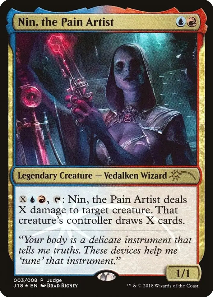 Nin the Pain Artist [Judge Gift Cards 2018] - MTG Single