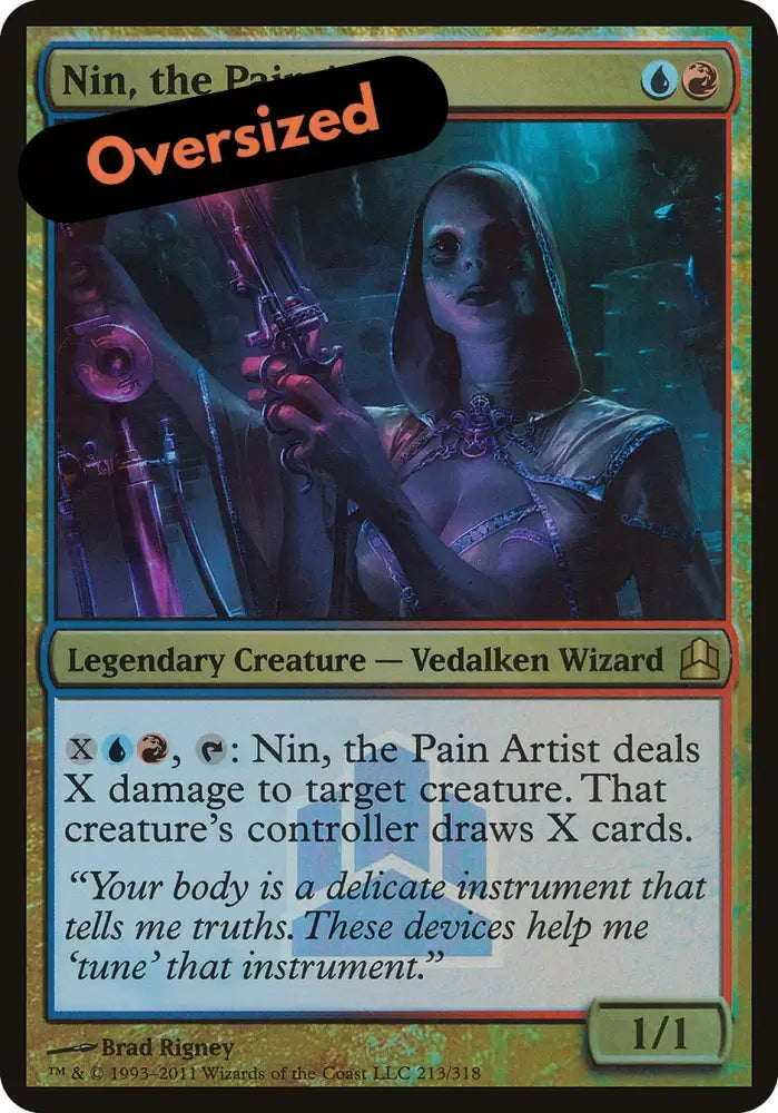Nin the Pain Artist (Launch) (Oversized) [Commander 2011 Oversized] - MTG Single