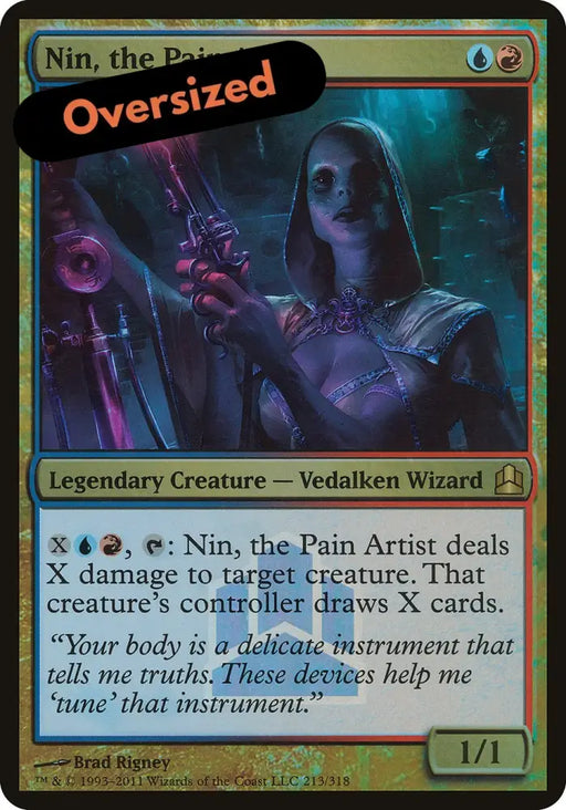 Nin the Pain Artist (Launch) (Oversized) [Commander 2011 Oversized] - MTG Single