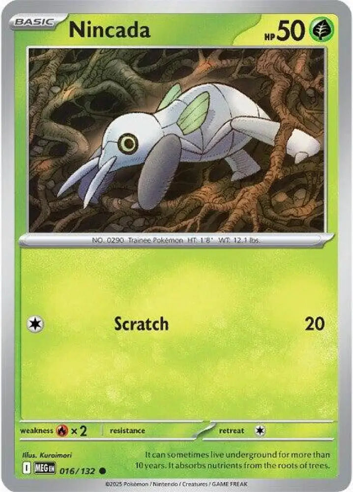Nincada (016/132) [ME01: Mega Evolution]