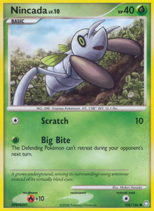 Nincada (108/146) [Diamond & Pearl: Legends Awakened] - Pokemon Single