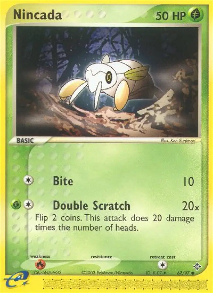 Nincada (67/97) [EX: Dragon] - Pokemon Single