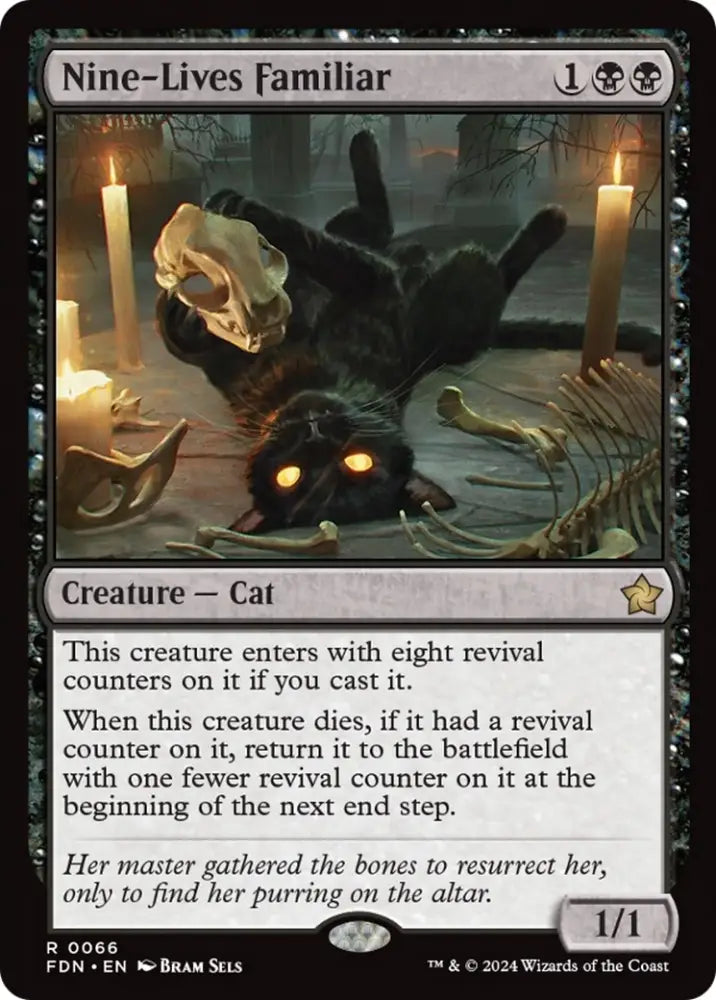 Nine-Lives Familiar [Foundations] - MTG Single