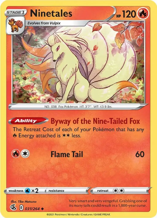 Ninetales (031/264) [Sword & Shield: Fusion Strike] - Pokemon Single