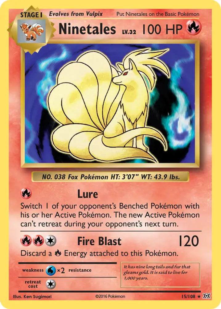 Ninetales (15/108) [XY: Evolutions] - Pokemon Single