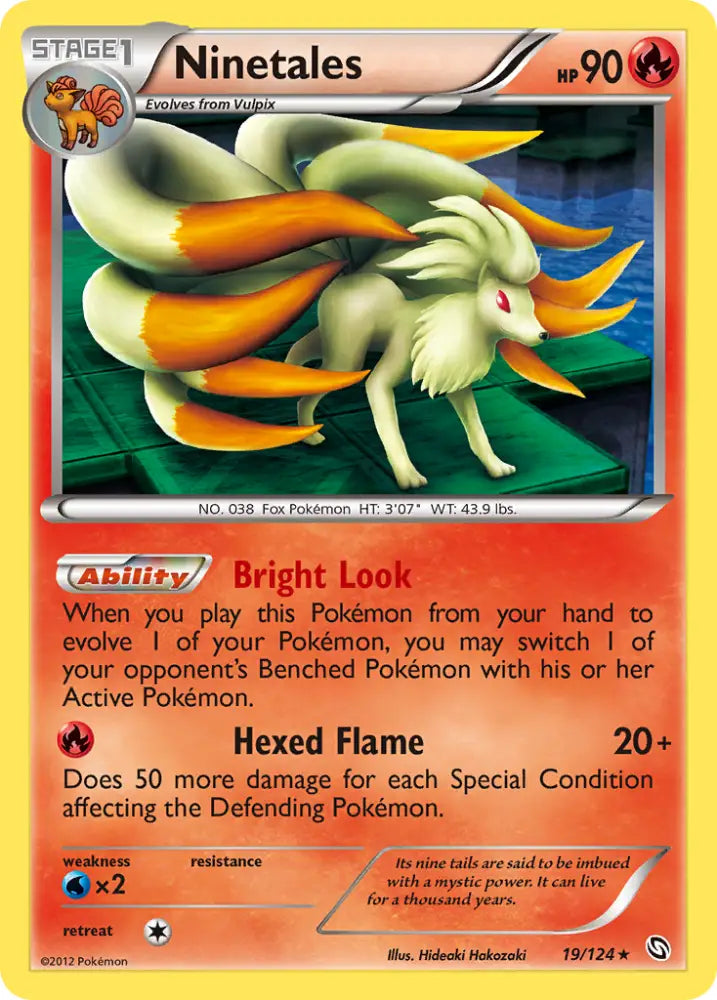 Ninetales (19/124) [Black & White: Dragons Exalted] - Pokemon Single