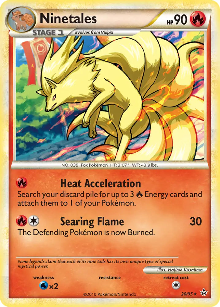Ninetales (20/95) [HeartGold & SoulSilver: Unleashed] - Pokemon Single