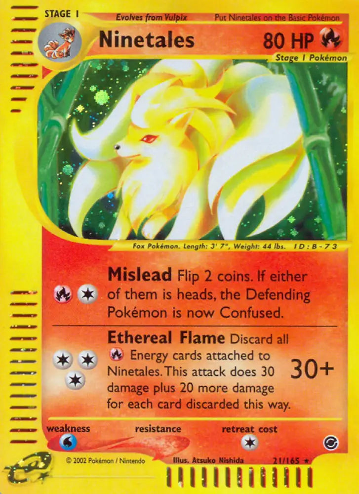 Ninetales (21/165) [Expedition: Base Set] - Pokemon Single