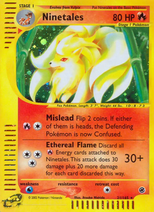 Ninetales (21/165) [Expedition: Base Set] - Pokemon Single