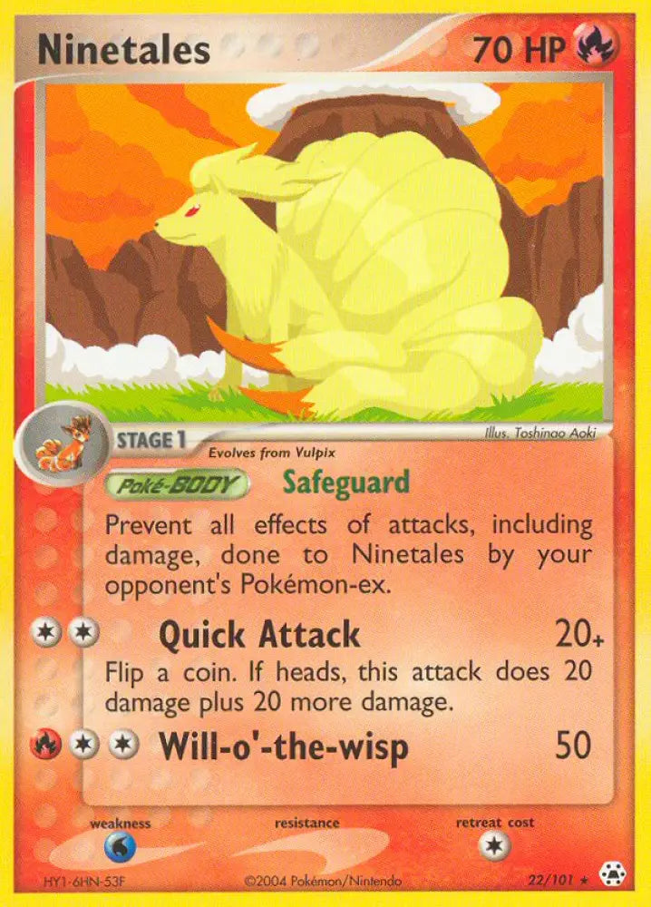 Ninetales (22/101) [EX: Hidden Legends] - Pokemon Single