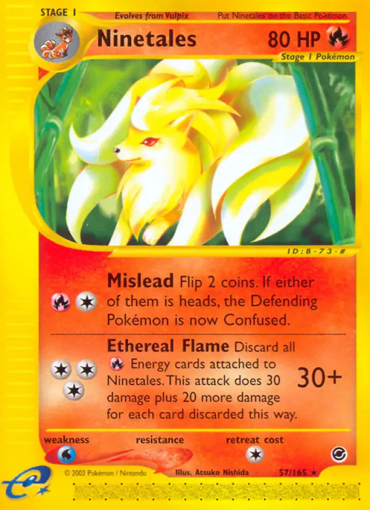 Ninetales (57/165) [Expedition: Base Set] - Pokemon Single