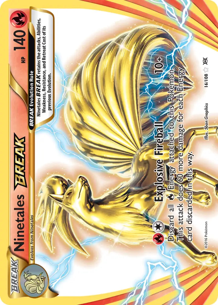 Ninetales BREAK (16/108) [XY: Evolutions] - Pokemon Single