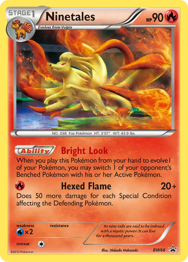 Ninetales (BW66) [Black & White: Black Star Promos] - Pokemon Single