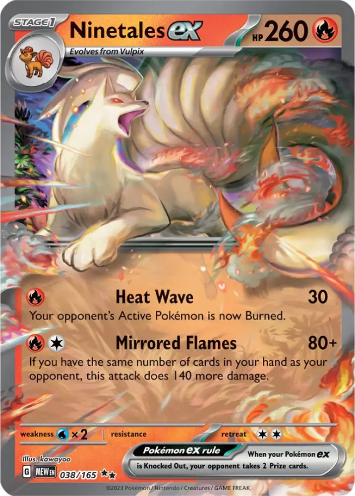 Ninetales ex (038/165) [Scarlet & Violet 151] - Pokemon Single